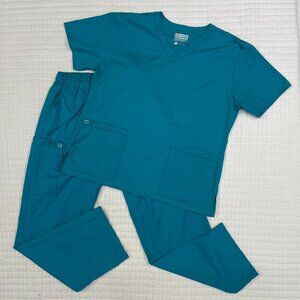 WonderWink Wonder Work Teal Scrub Set